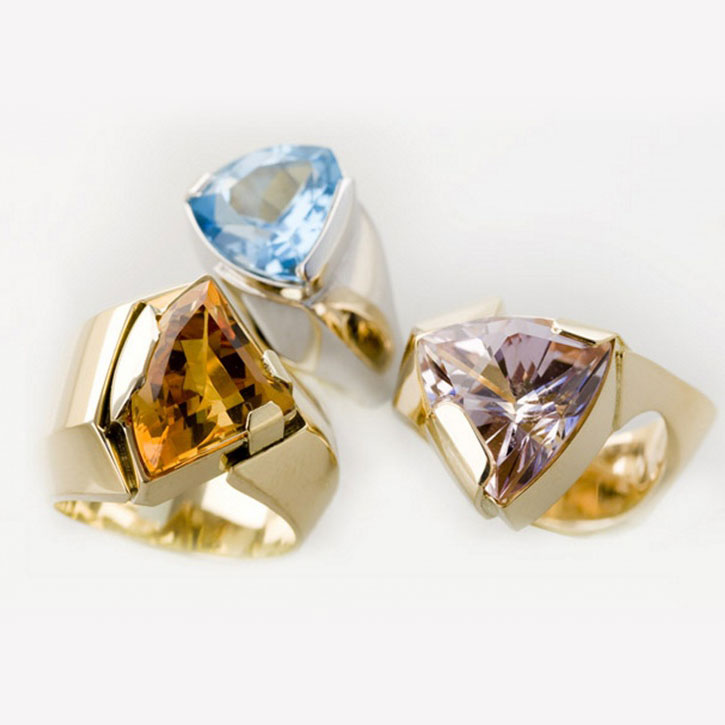 Drie ringen met hanger