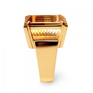 unieke ring met citriensteen