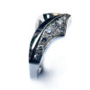 speelse ring van oud goud